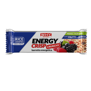 Barretta energetica ENERGY CRISP CRUNCHY gusto Frutti di bosco da mangiare prima o durante l'allenamento